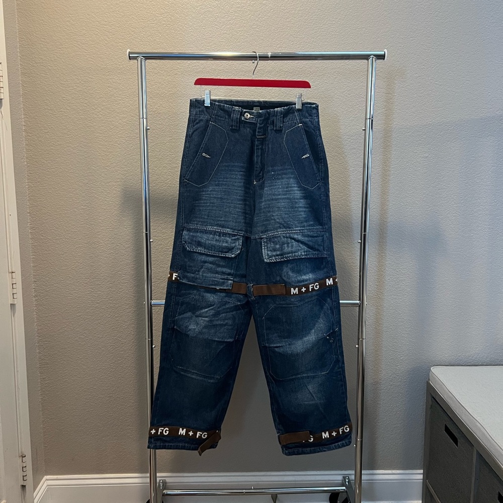 Marithe Francois Girbaud Baggy Cargo Jeans